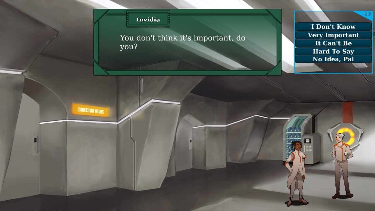 Screenshot for A2Be: A Science Fiction Narrative