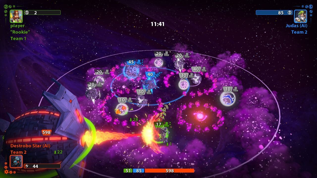 Screenshot for Planets Under Attack
