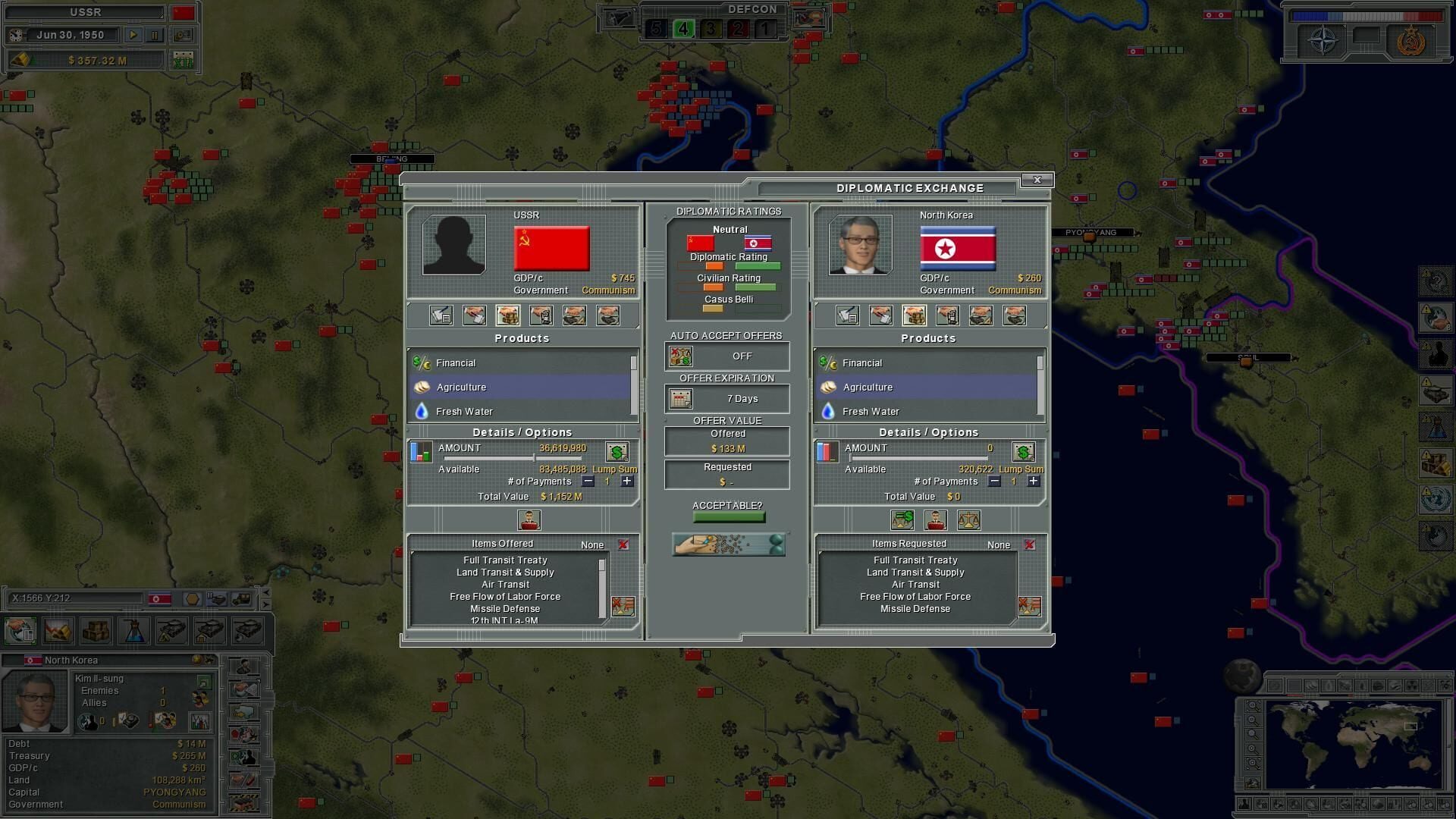 Screenshot for Supreme Ruler: Cold War