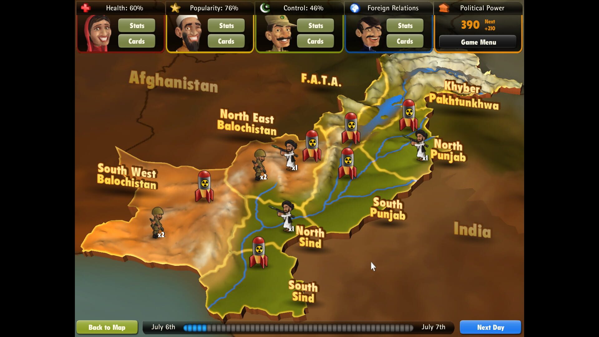 Screenshot for President for a Day - Floodings