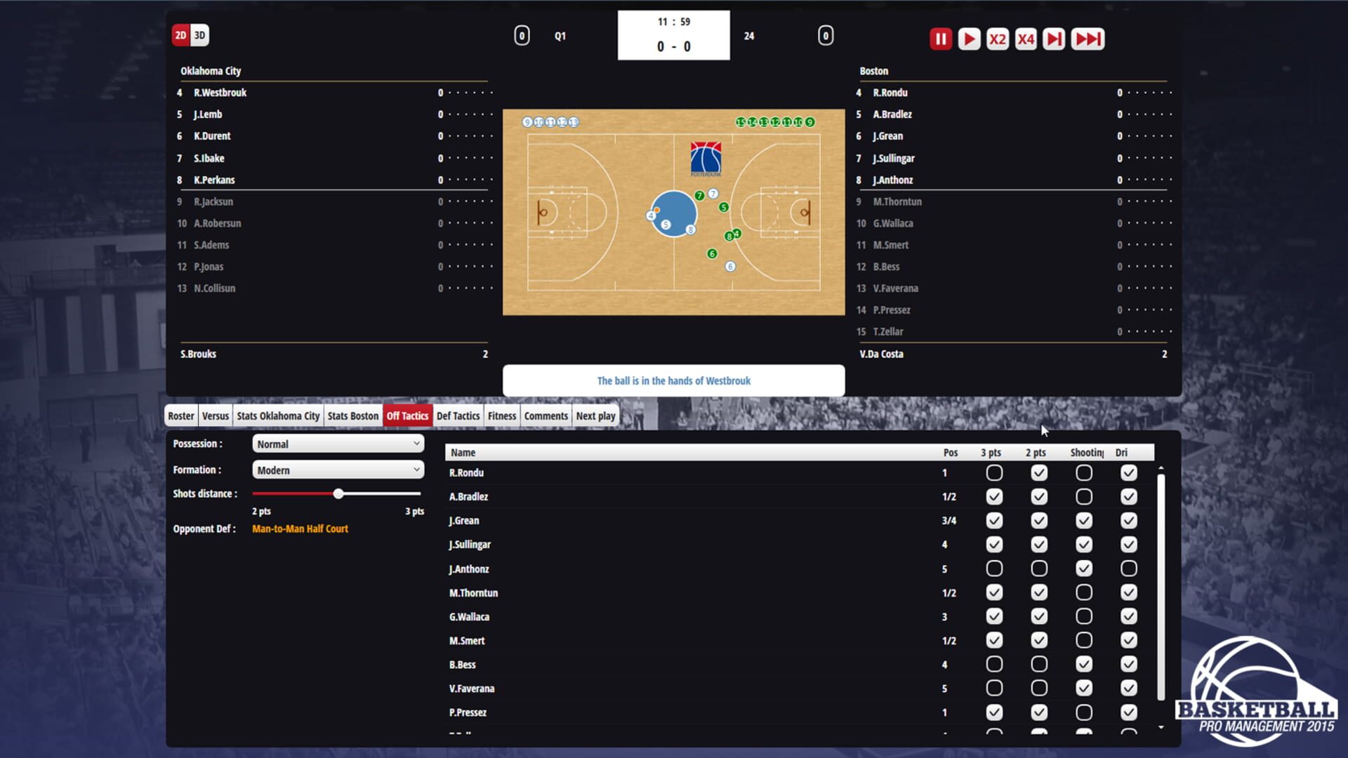 Screenshot for Basketball Pro Management 2015