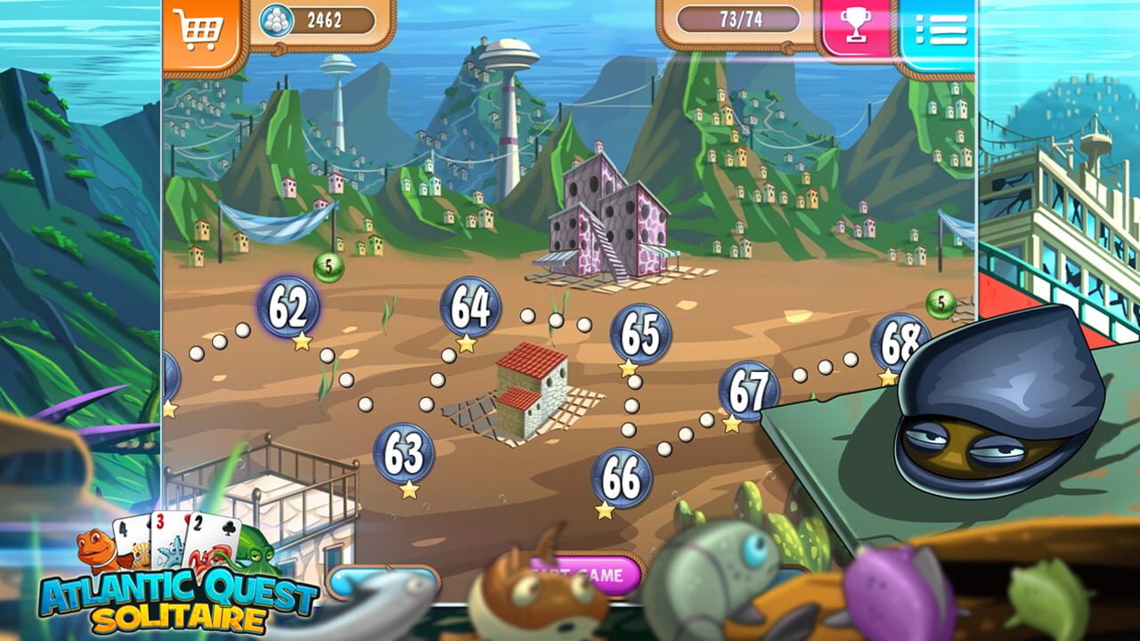 Screenshot for Atlantic Quest Solitaire