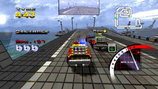 Screenshot for 3D Pixel Racing