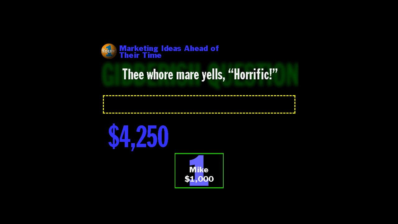 Screenshot for You Don't Know Jack Vol. 1 XL