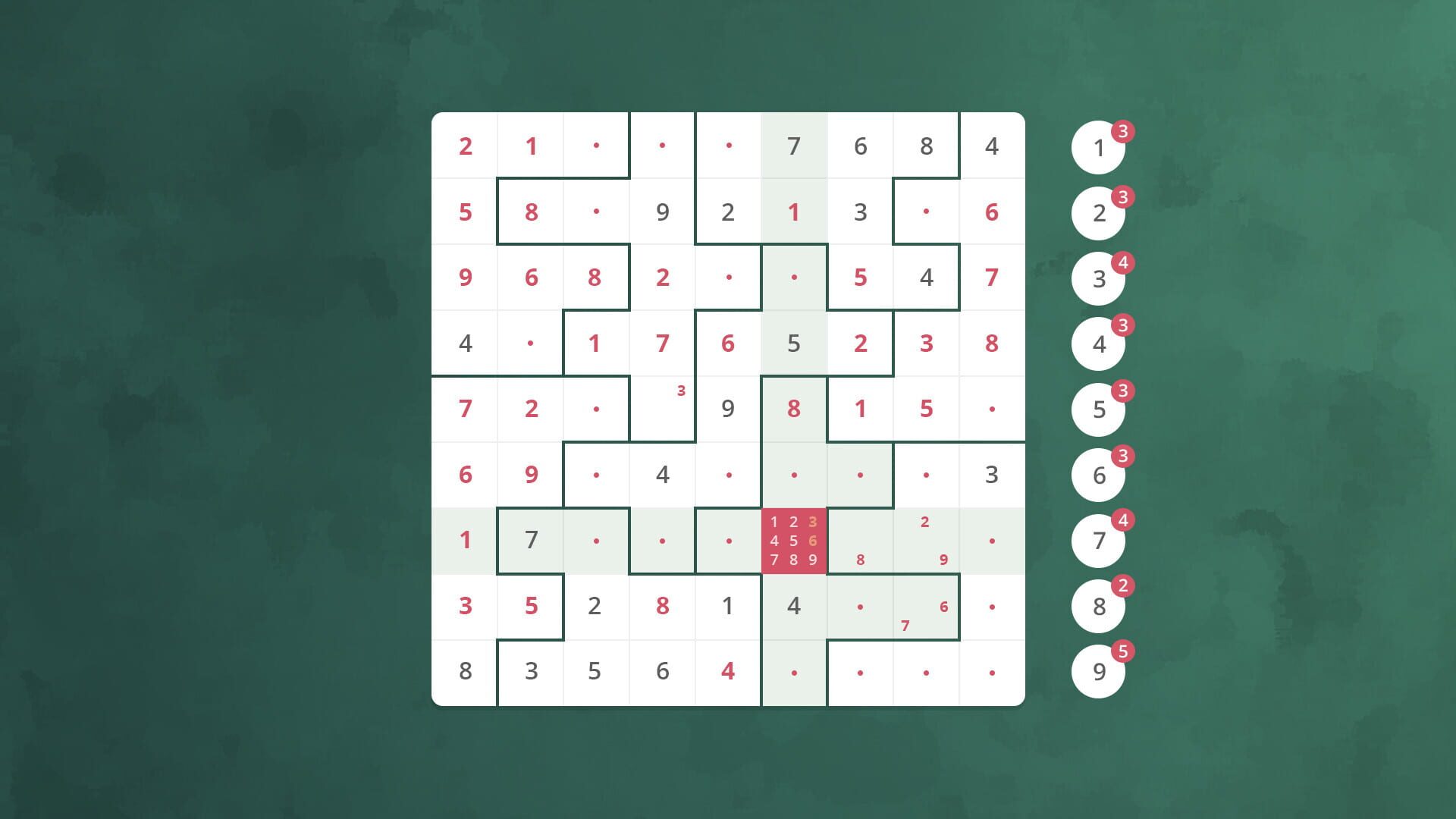 Screenshot for Sudoku Jigsaw