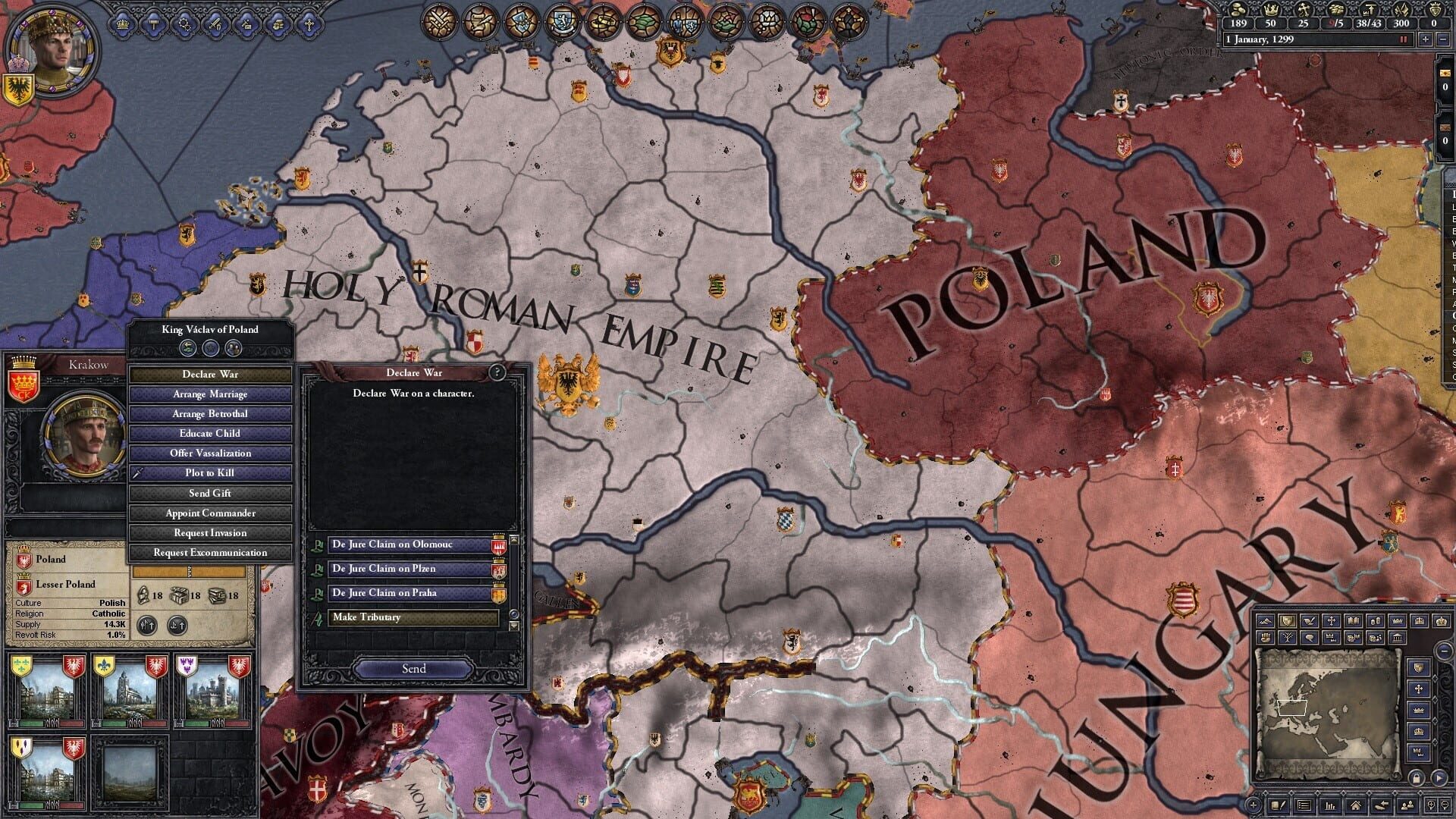 Screenshot for Crusader Kings II: Horse Lords