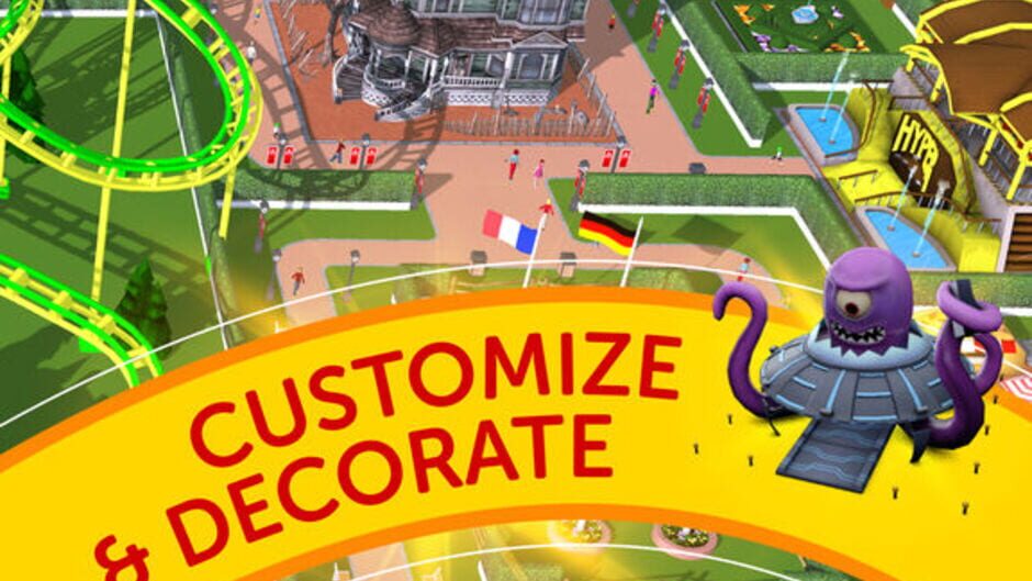 Screenshot for RollerCoaster Tycoon Touch