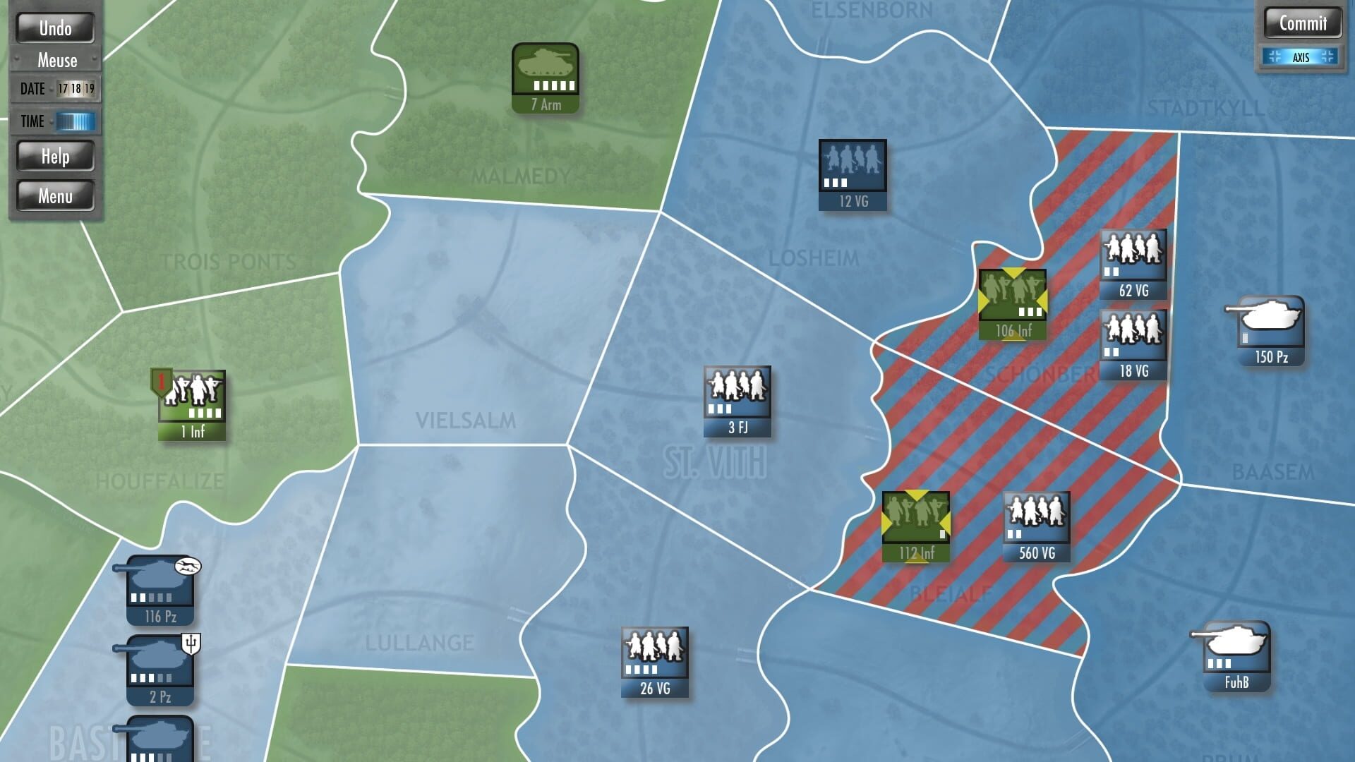 Screenshot for Battle of the Bulge