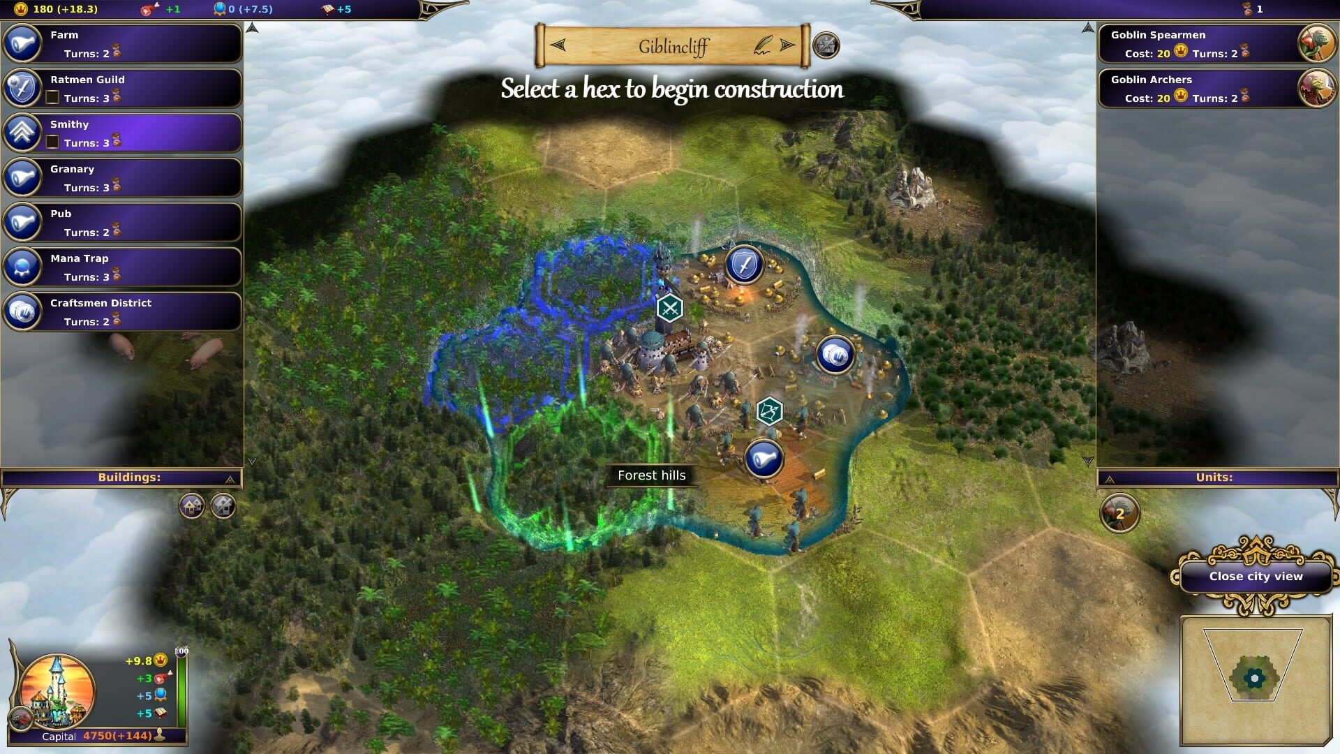 Screenshot for Warlock: Master of the Arcane
