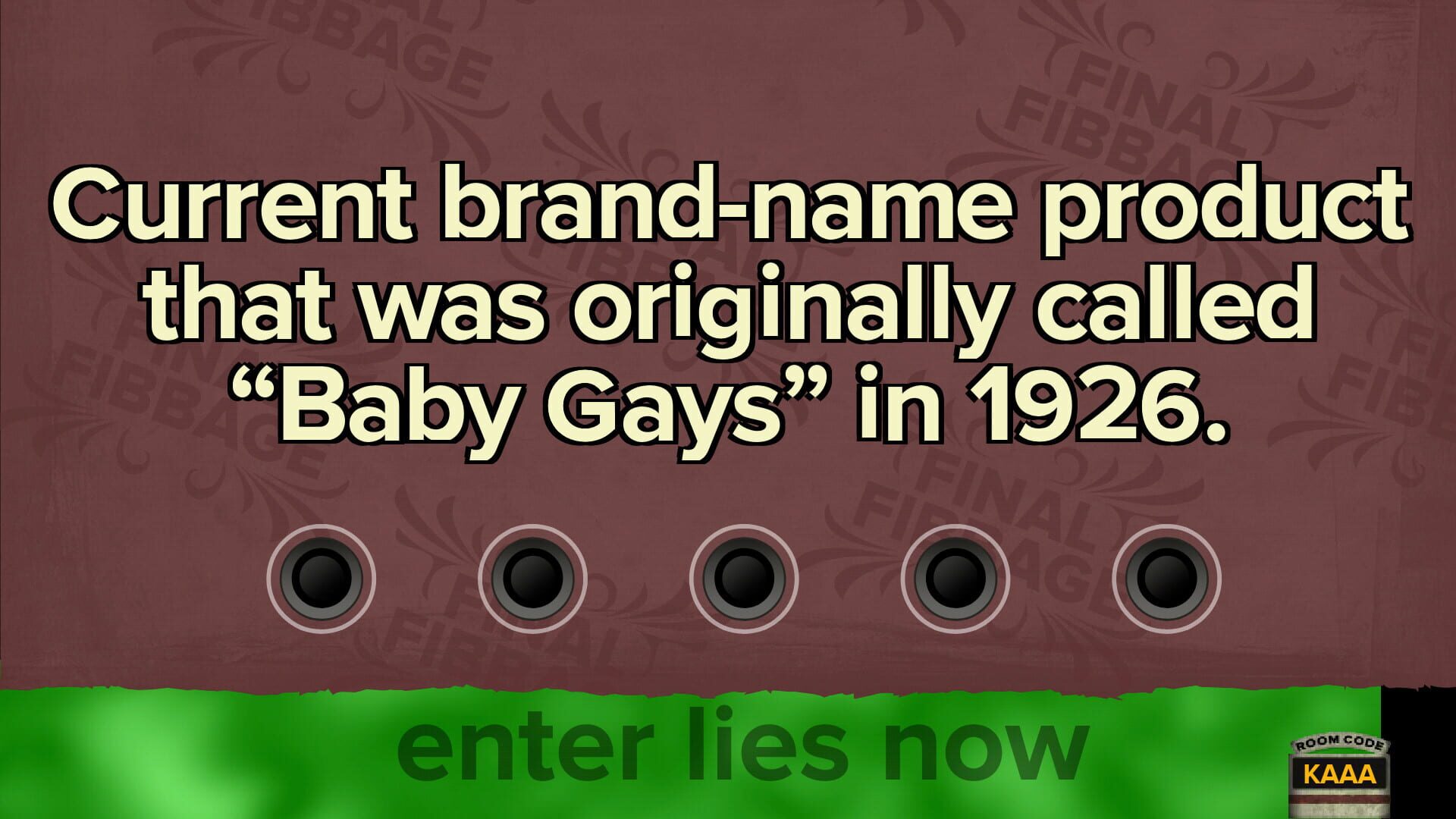 Screenshot for Fibbage XL