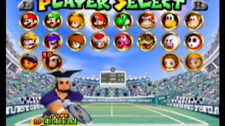Screenshot for Mario Tennis