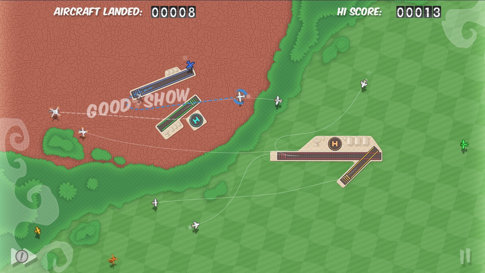 Screenshot for Flight Control HD