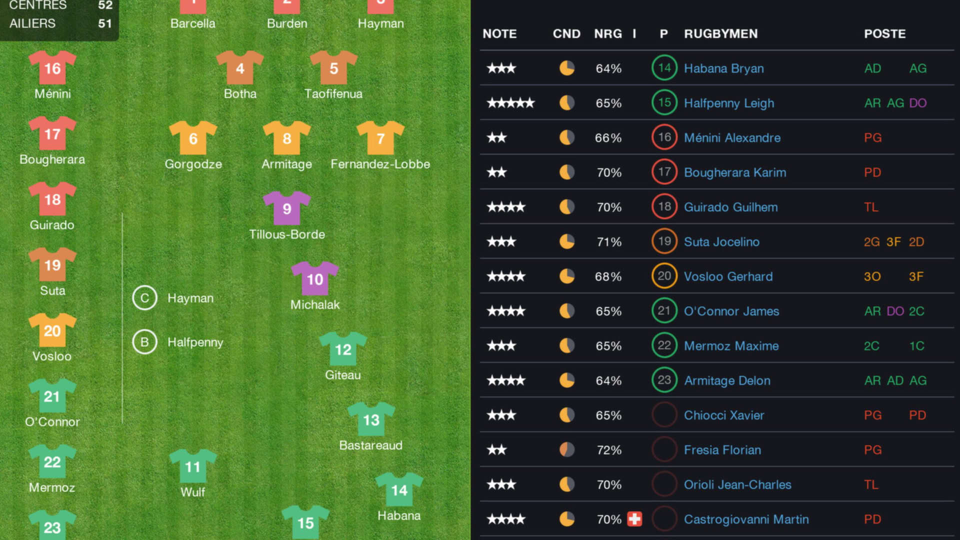 Screenshot for Pro Rugby Manager 2015