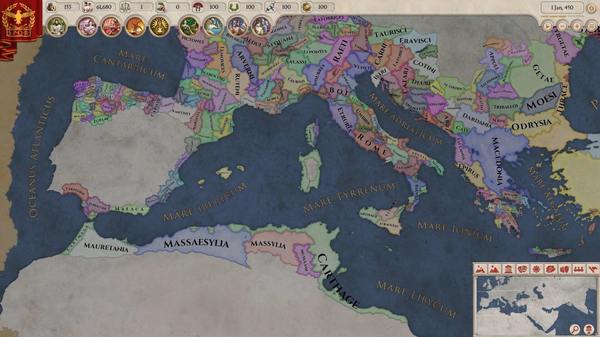 Screenshot for Imperator: Rome