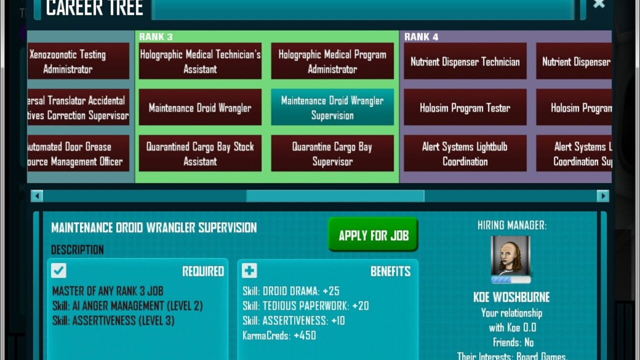 Screenshot for Redshirt