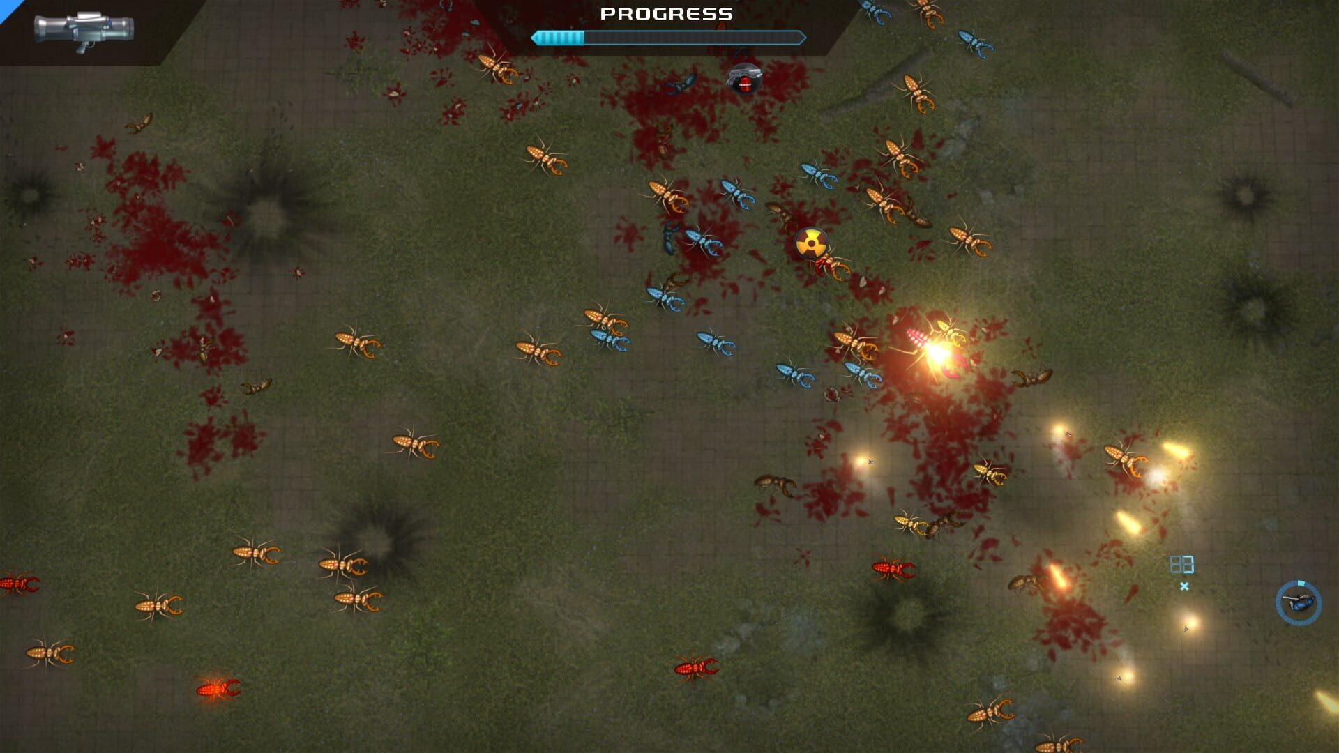 Screenshot for Crimsonland