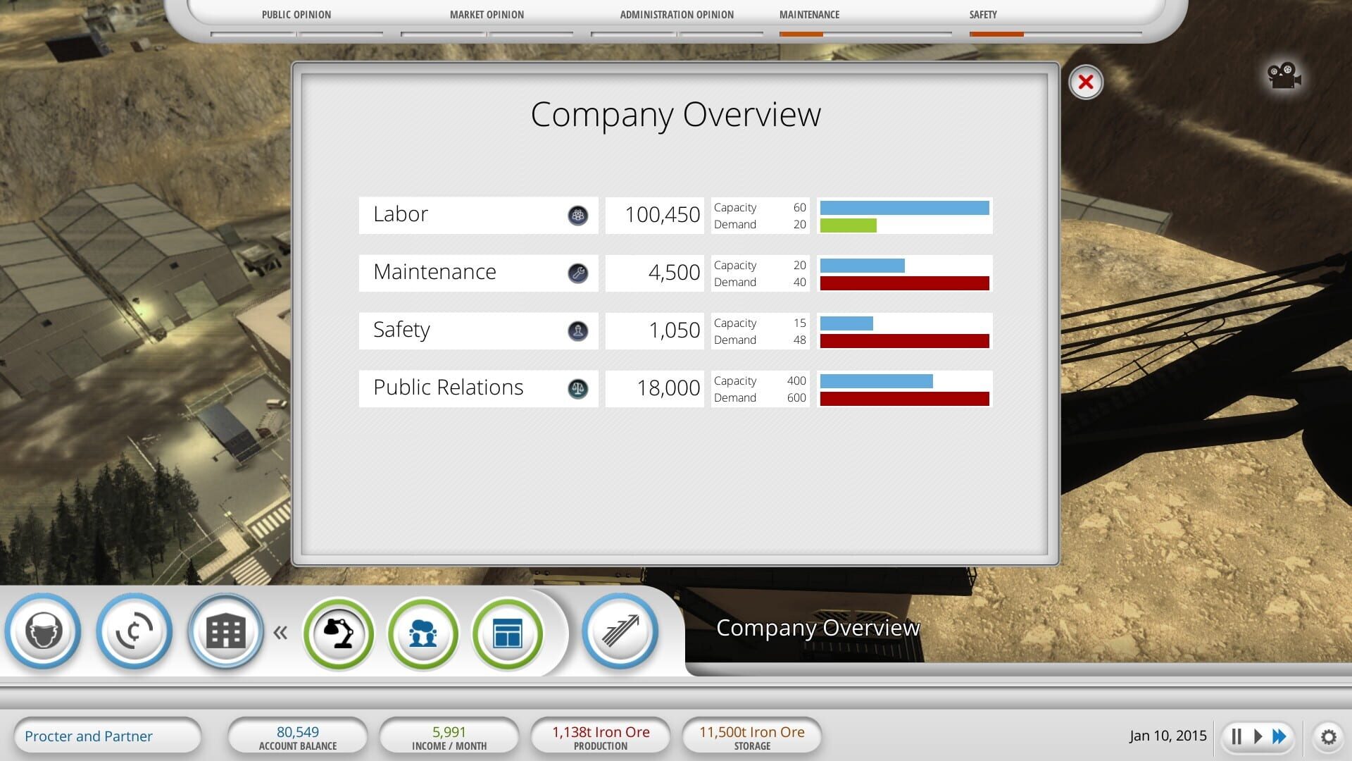 Screenshot for Mining Industry
