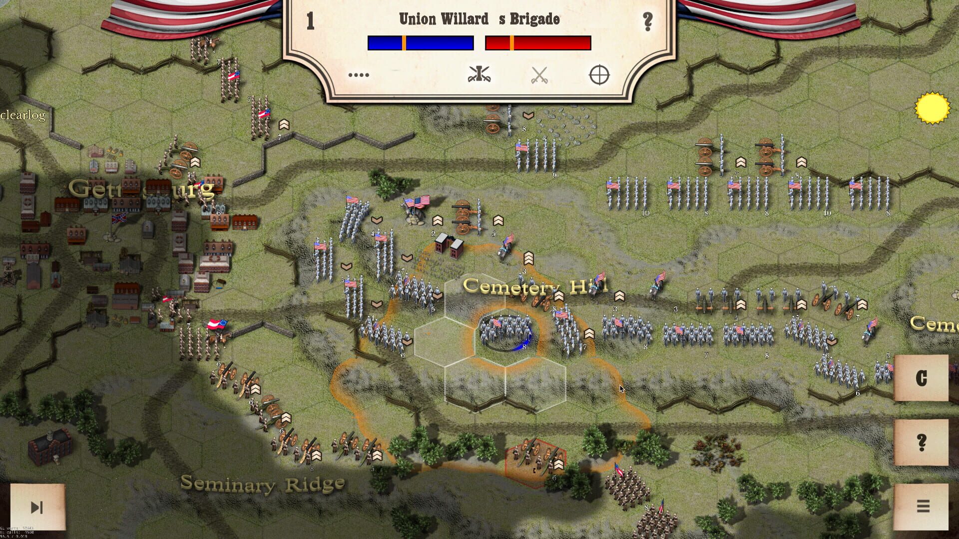 Screenshot for Civil War: Gettysburg