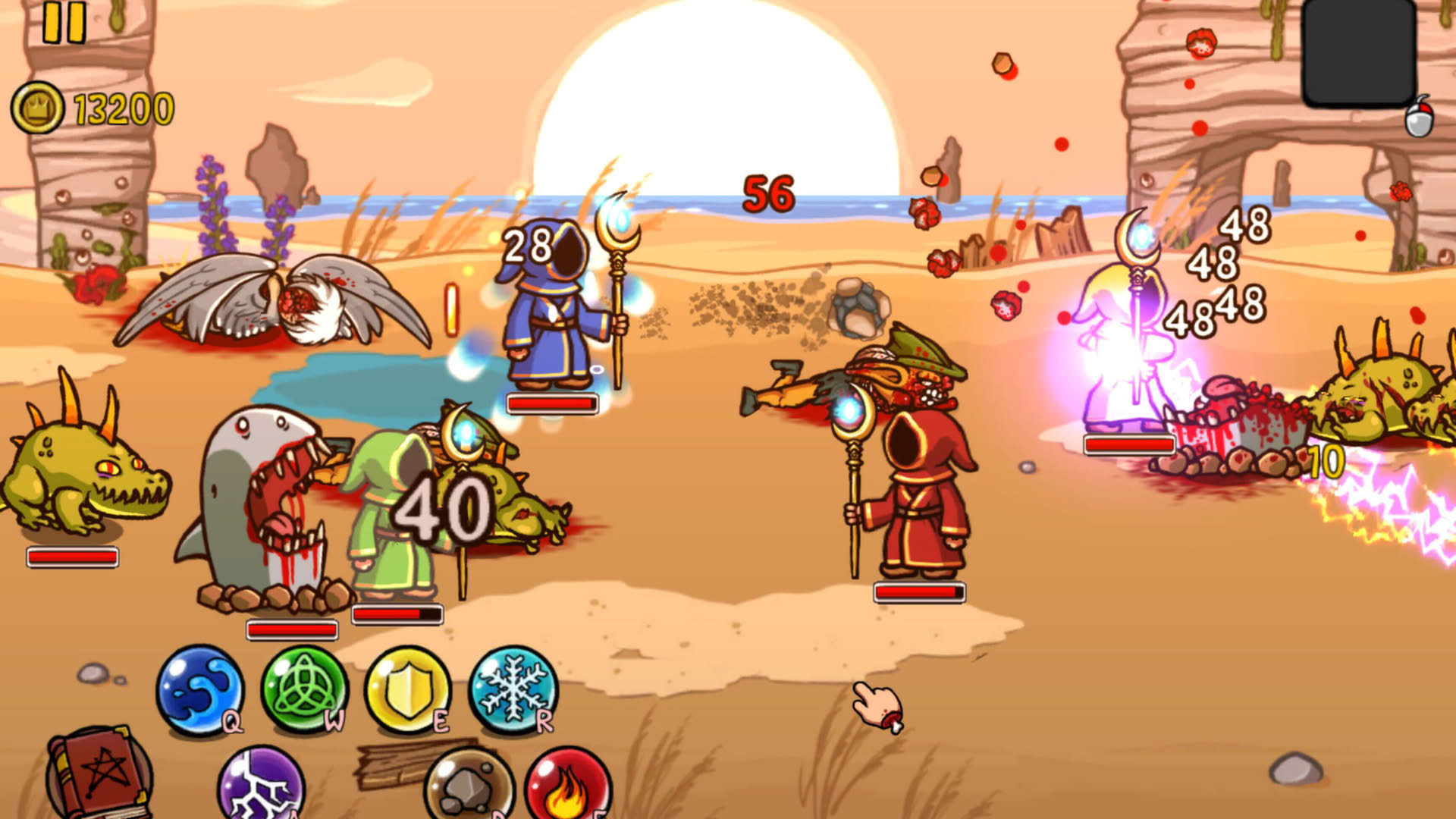 Screenshot for Magicka: Wizards of the Square Tablet