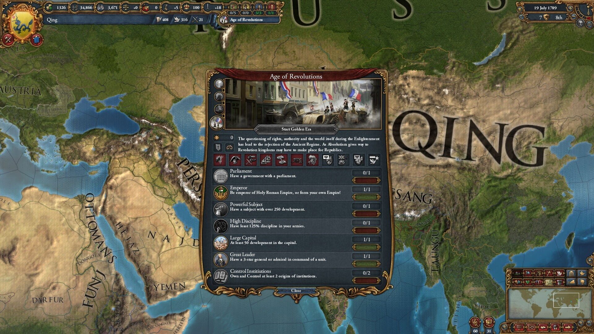 Screenshot for Europa Universalis IV: Mandate of Heaven