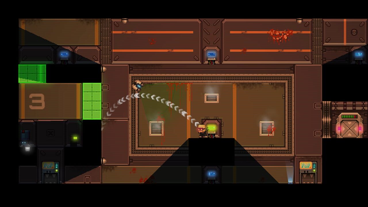 Screenshot for Stealth Bastard Deluxe: The Teleporter Chambers
