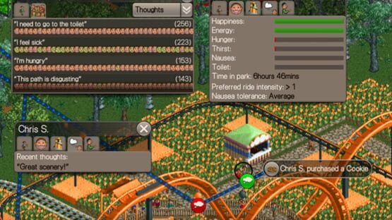 Screenshot for RollerCoaster Tycoon Classic