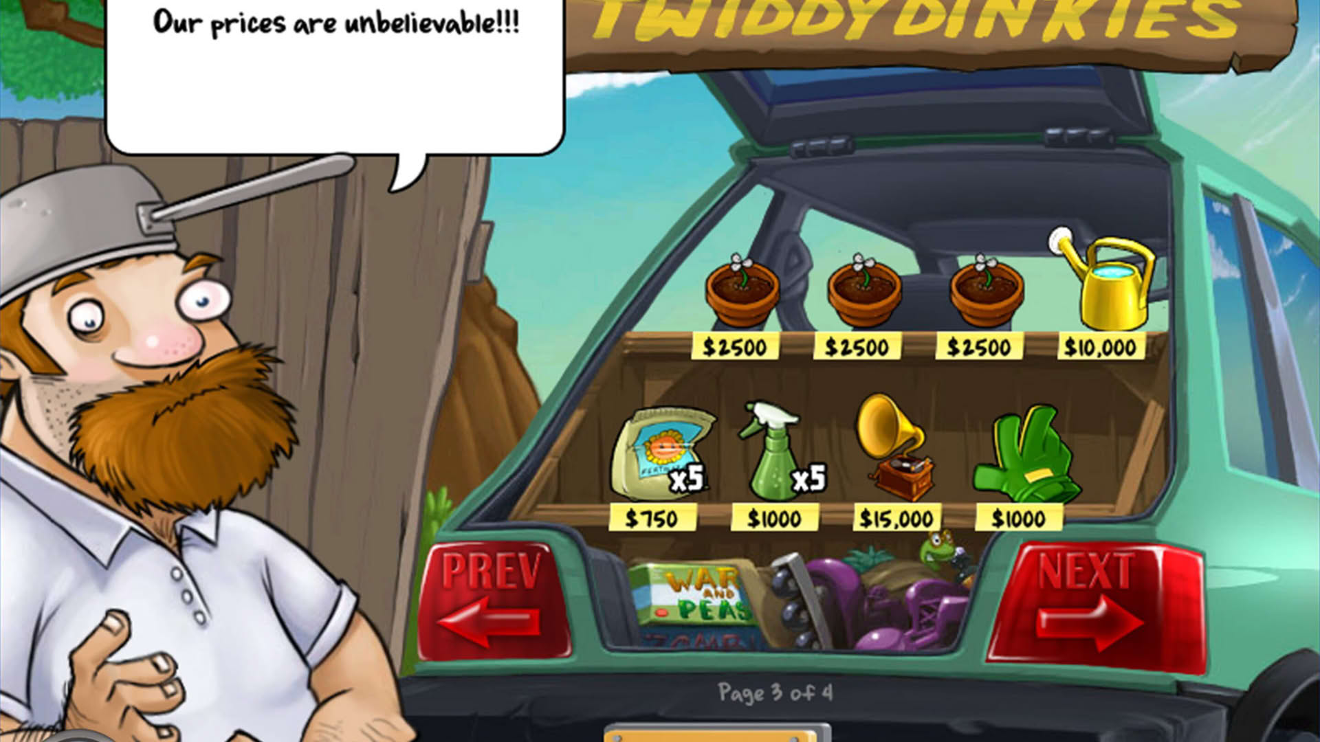 Screenshot for Plants vs. Zombies