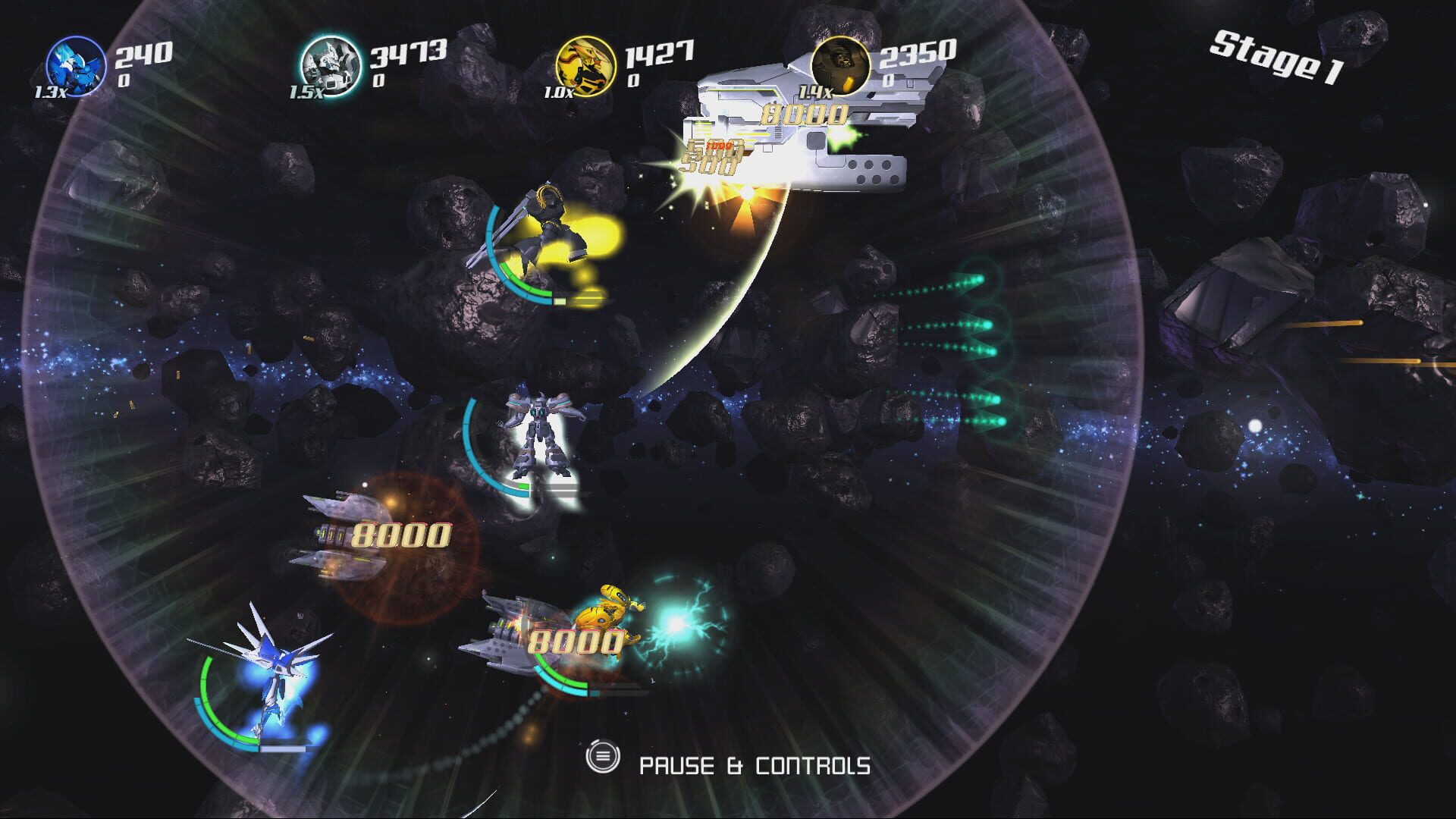 Screenshot for Stardust Galaxy Warriors: Stellar Climax