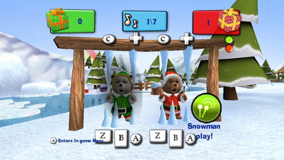 Screenshot for Hubert the Teddy Bear: Winter Games