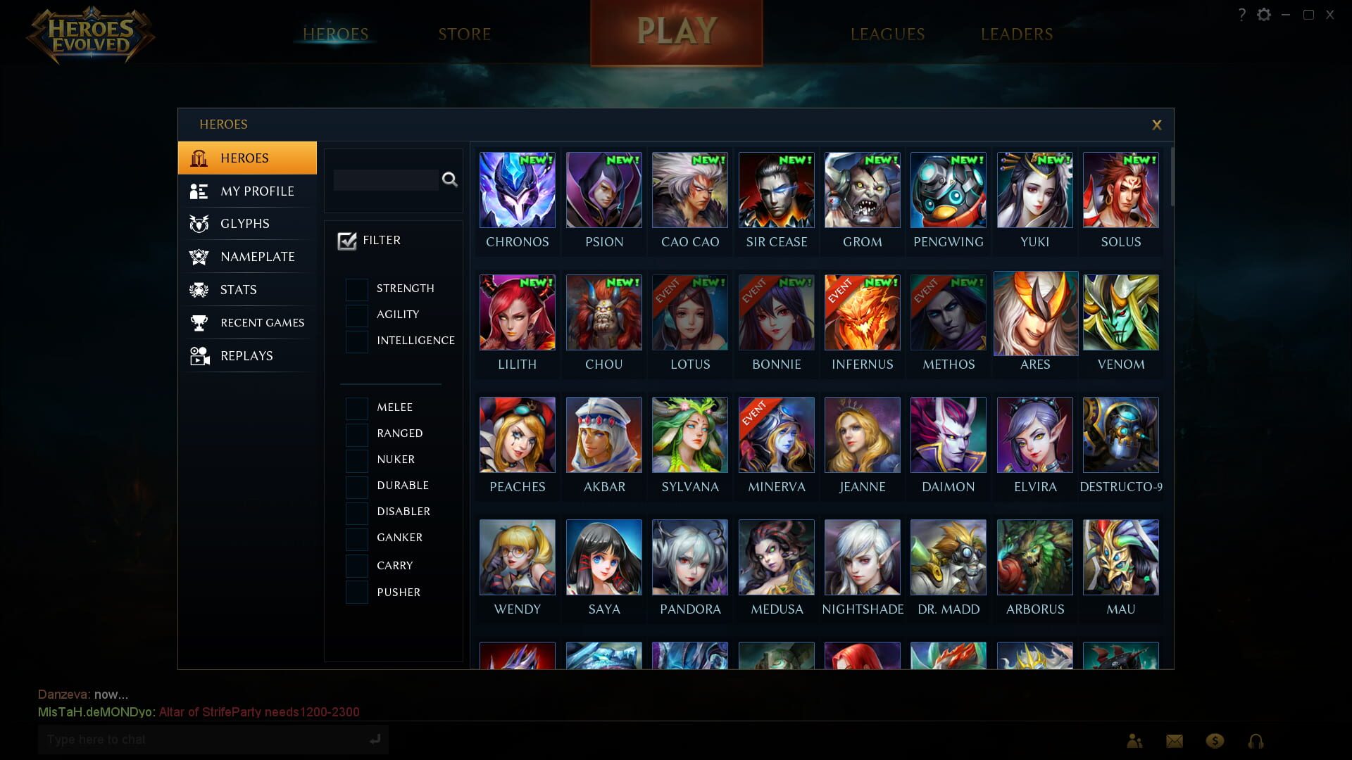 Screenshot for Heroes Evolved