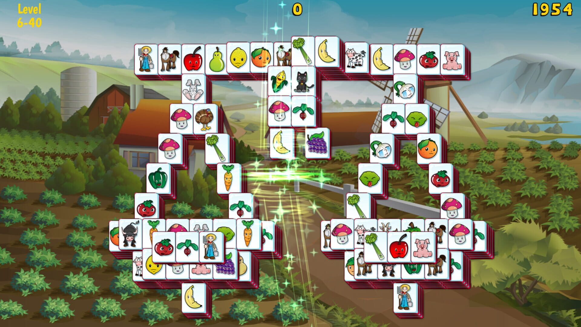 Screenshot for Barnyard Mahjong 3