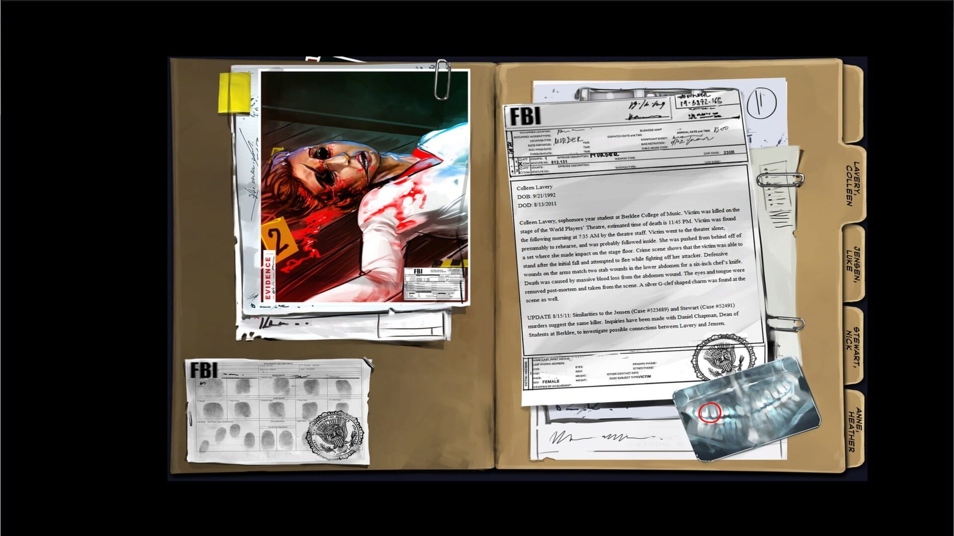 Screenshot for Cognition: An Erica Reed Thriller