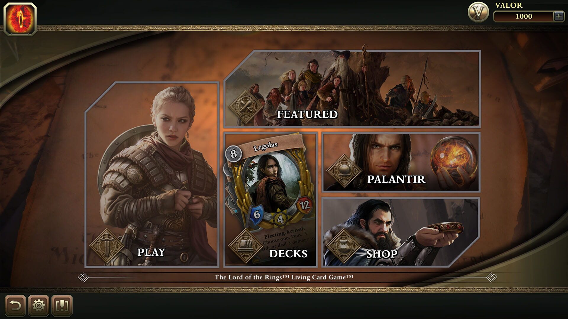 Screenshot for The Lord of the Rings: Adventure Card Game