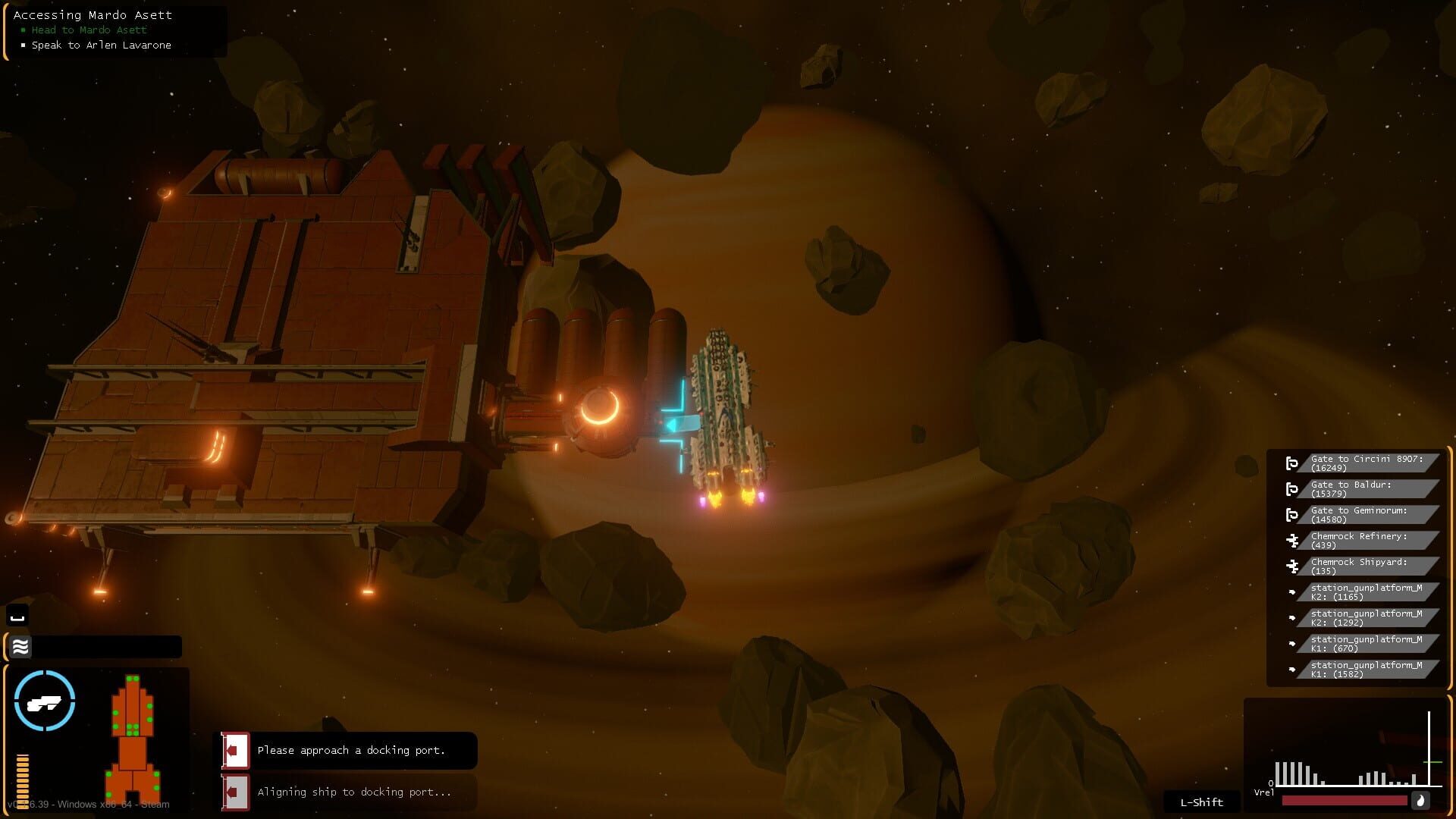 Screenshot for Landinar: Into the Void