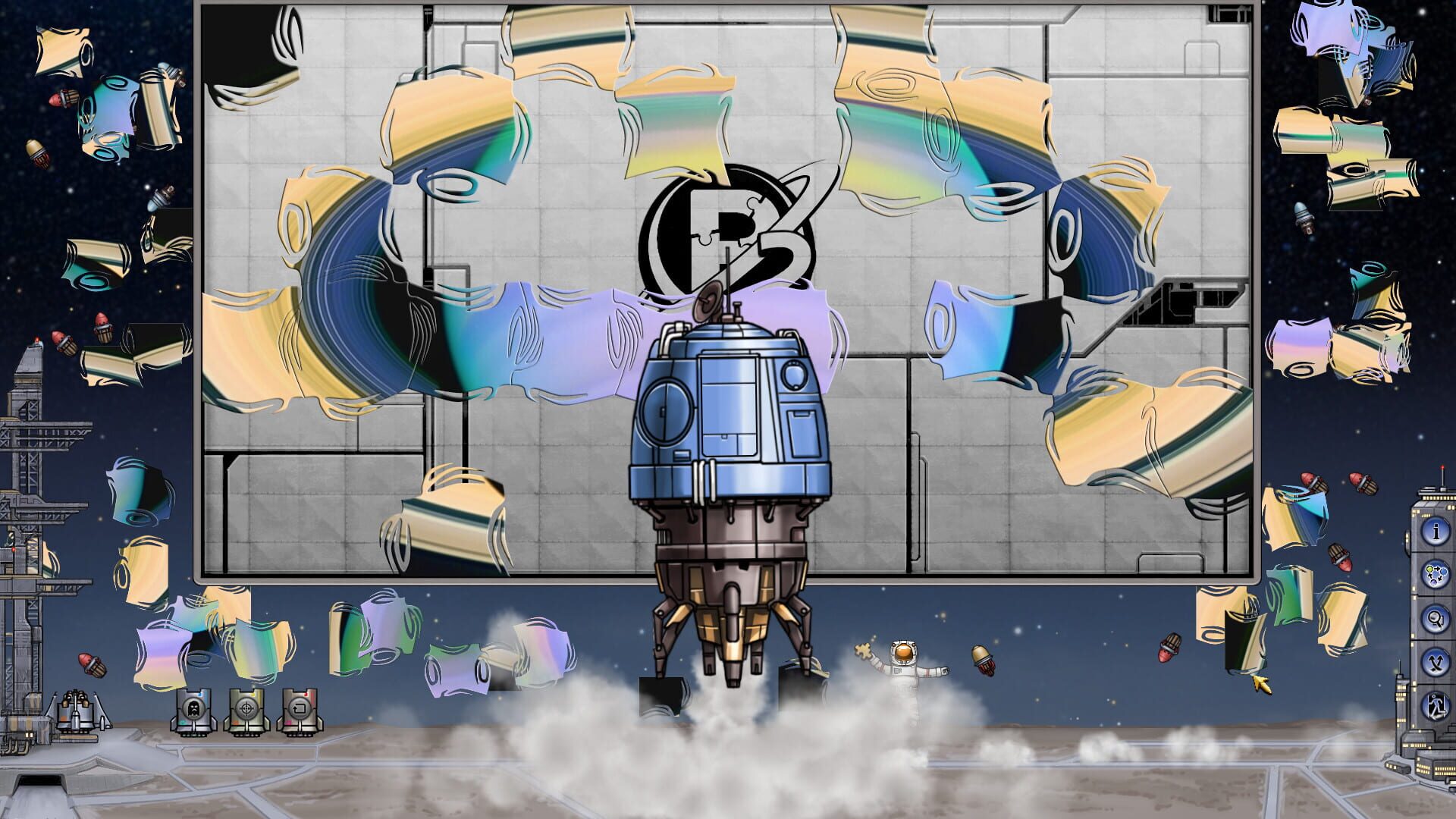 Screenshot for Pixel Puzzles 2: Space