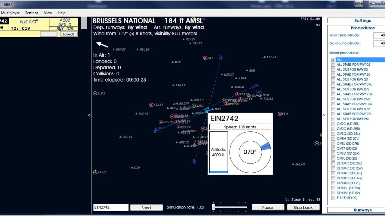 Screenshot for Global ATC Simulator