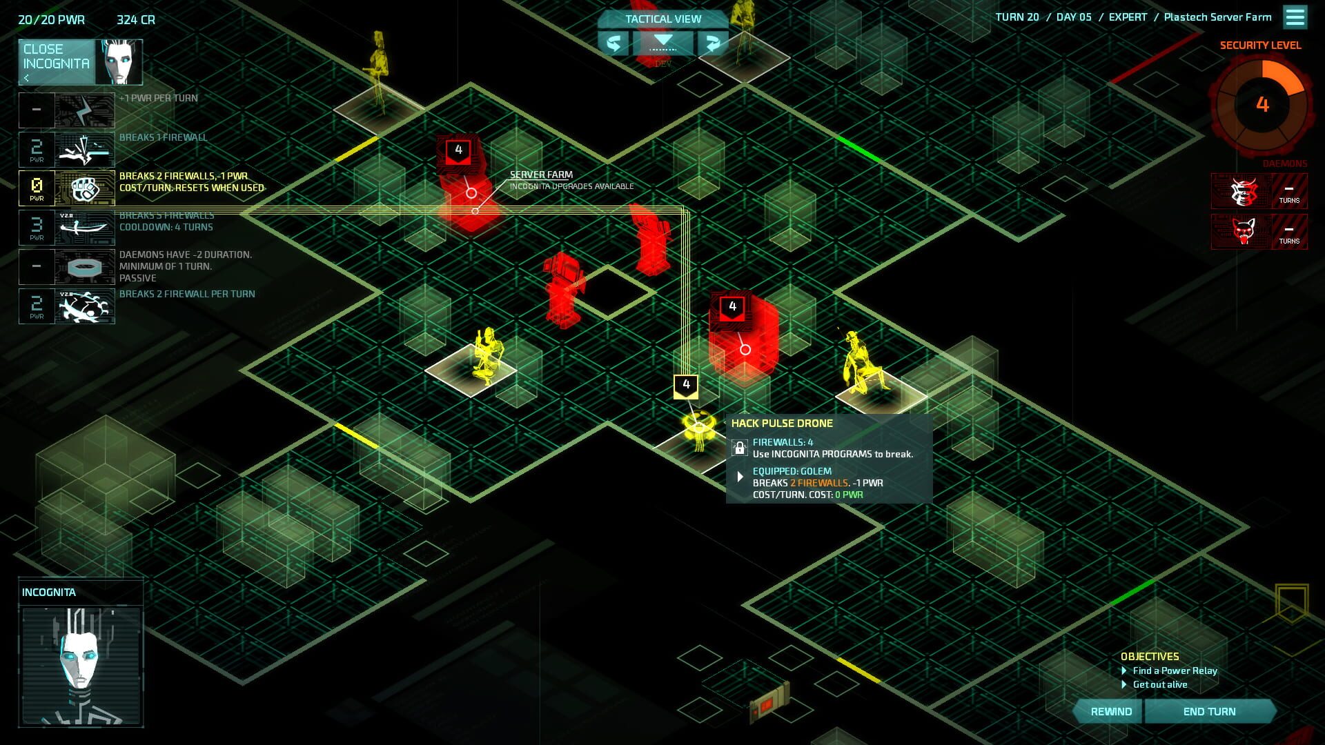 Screenshot for Invisible Inc.: Contingency Plan