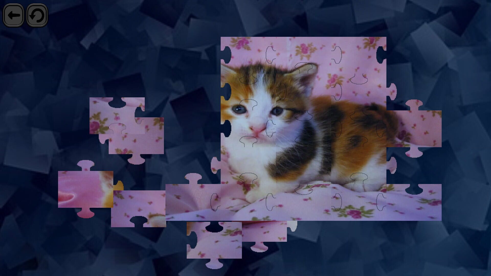 Screenshot for Puzzles for smart: Cats