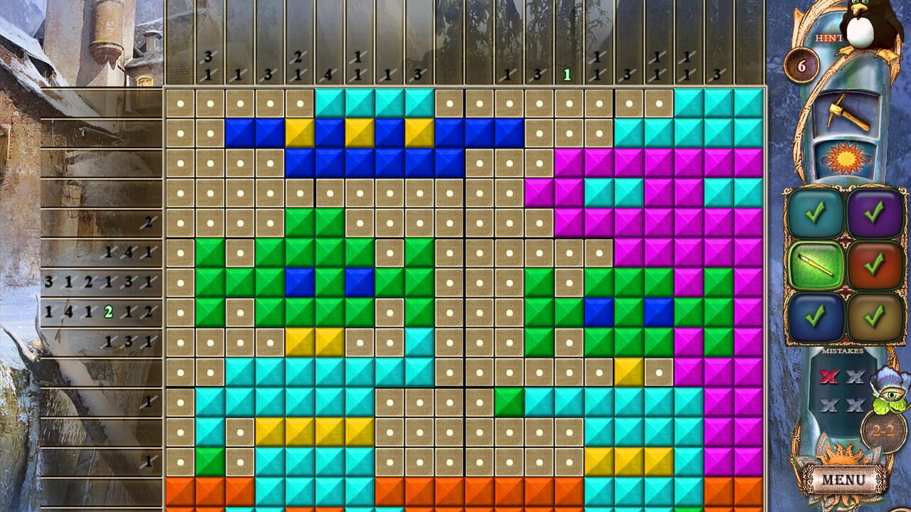 Screenshot for Fantasy Mosaics 22: Summer Vacation