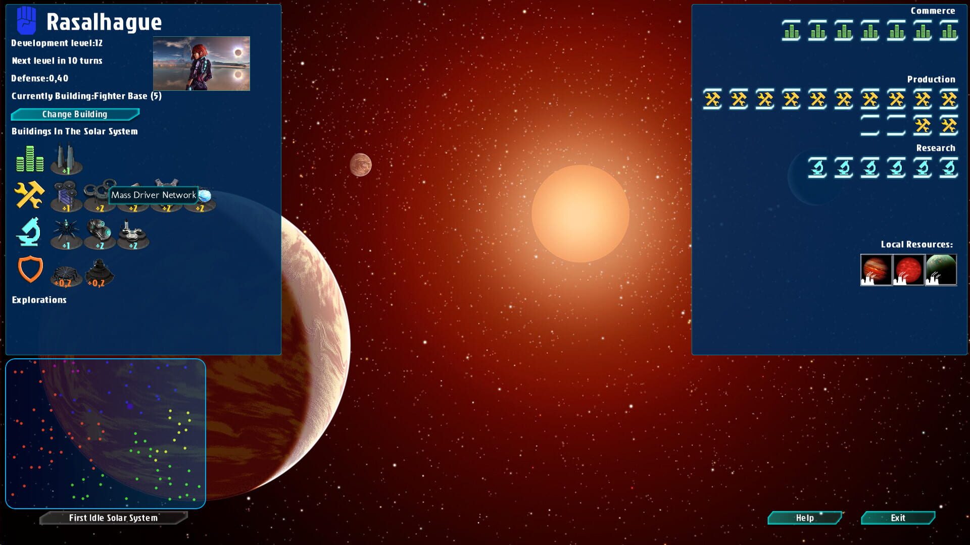 Screenshot for Galactic Inheritors
