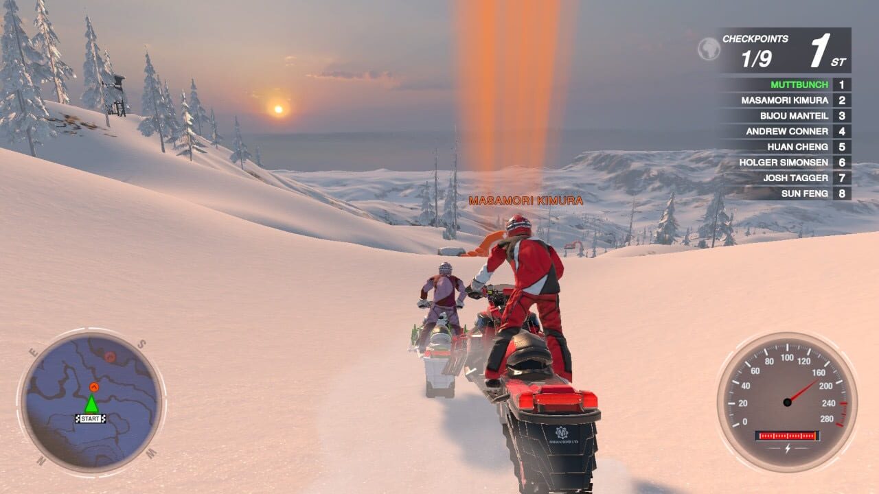 Screenshot for Snow Moto Racing Freedom