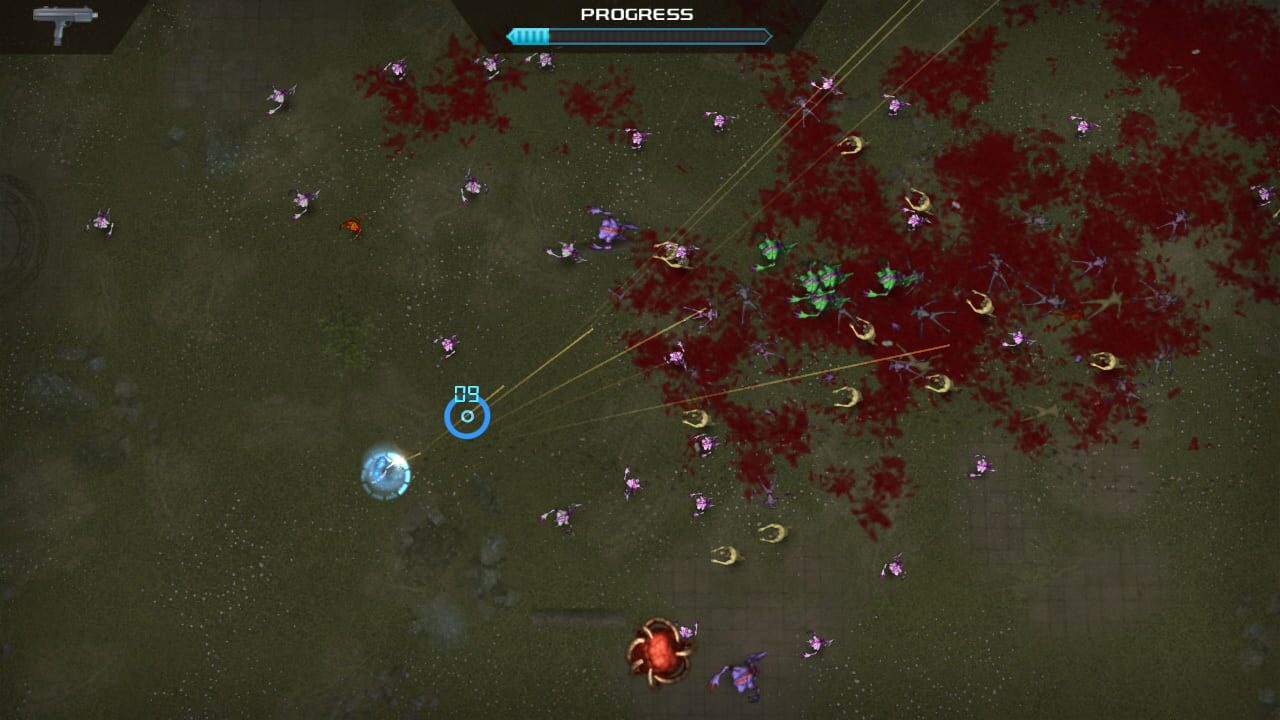 Screenshot for Crimsonland