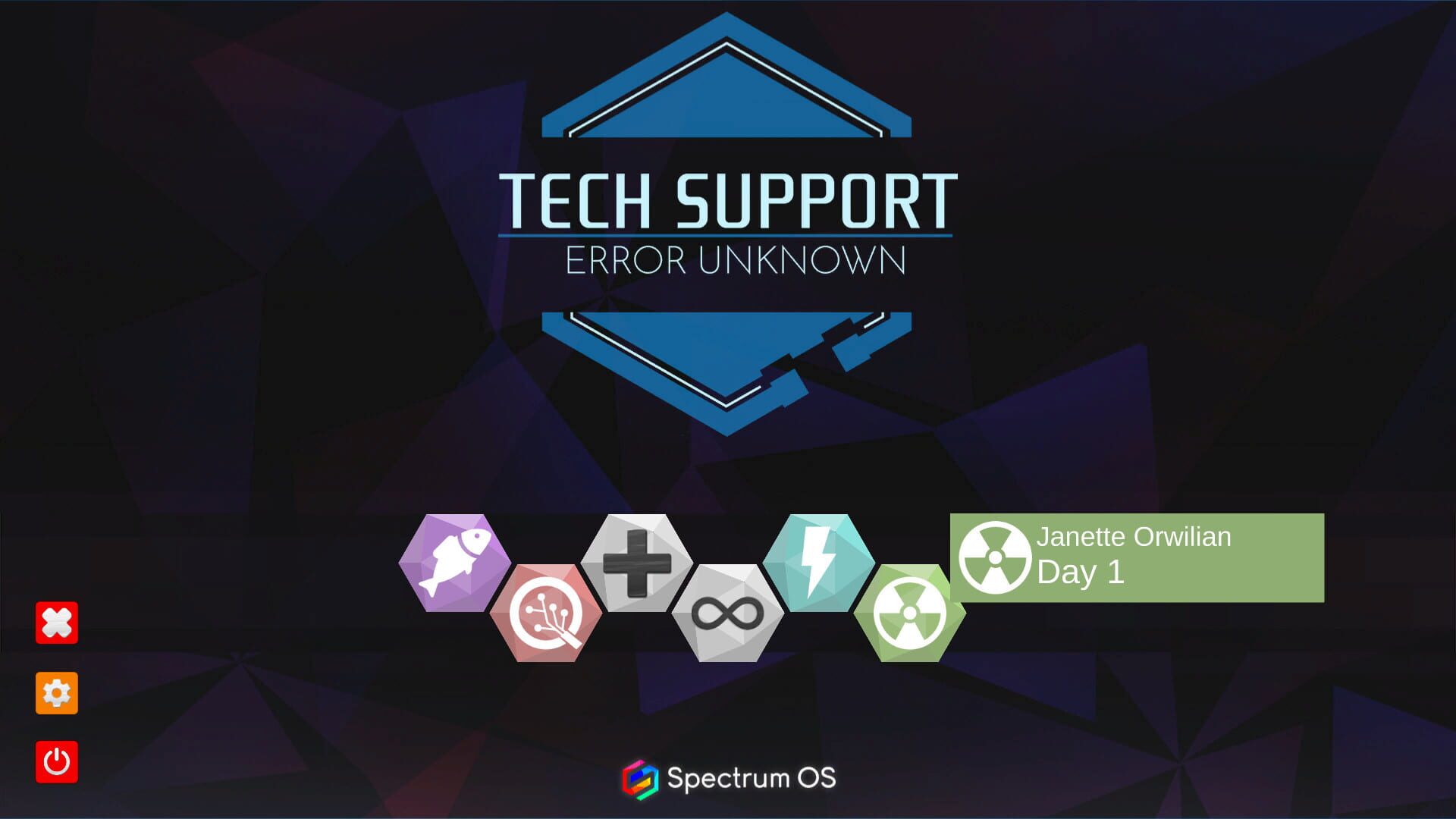 Screenshot for Tech Support: Error Unknown