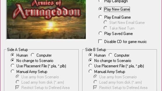 Screenshot for Armies of Armageddon: WDK 2K
