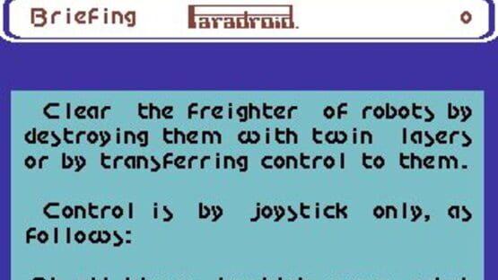 Screenshot for Paradroid