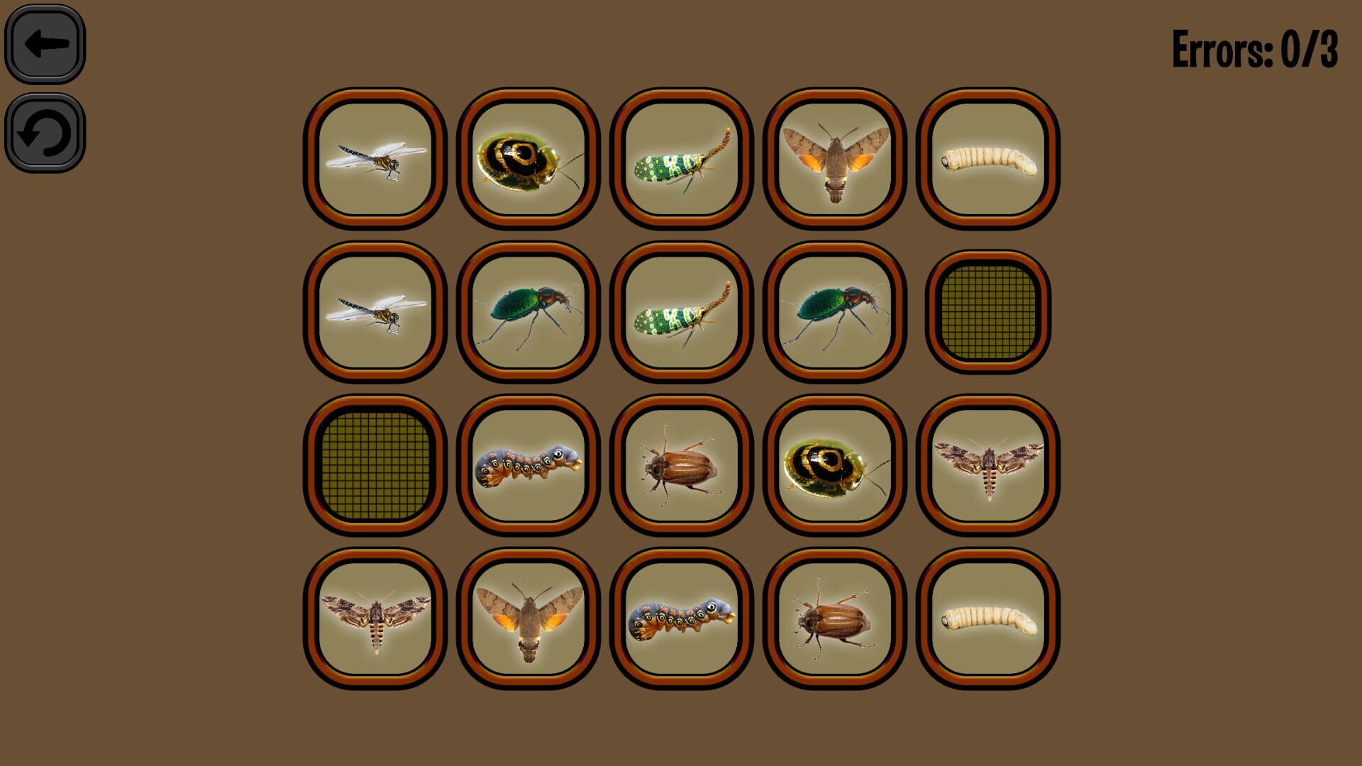 Screenshot for Animals Memory: Insect