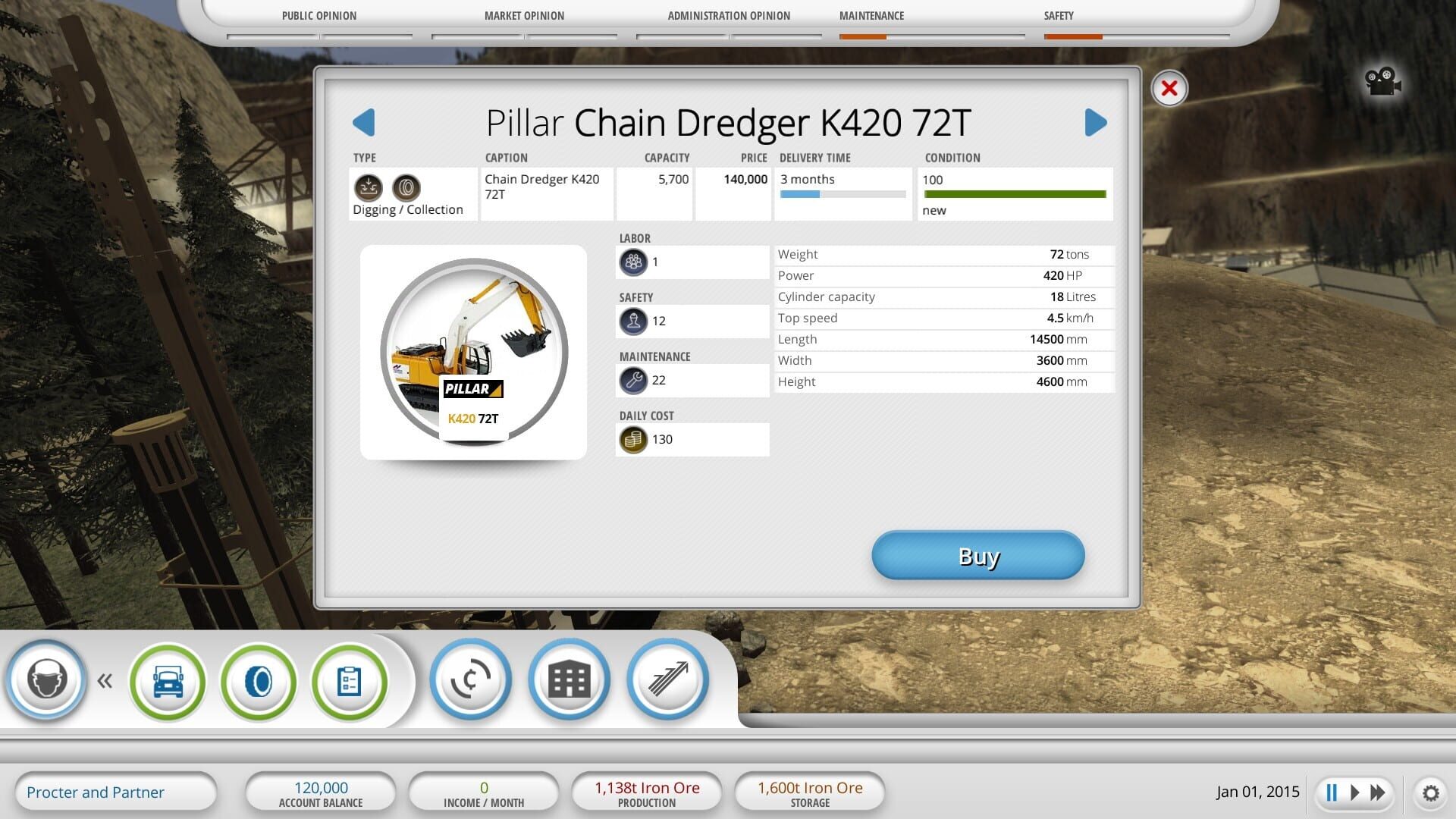 Screenshot for Mining Industry