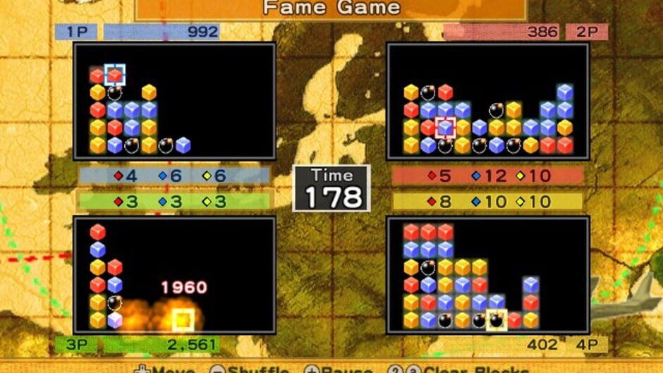 Screenshot for Pop 'Em Drop 'Em SameGame