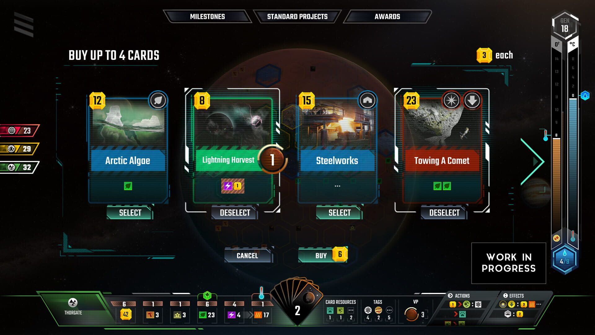 Screenshot for Terraforming Mars