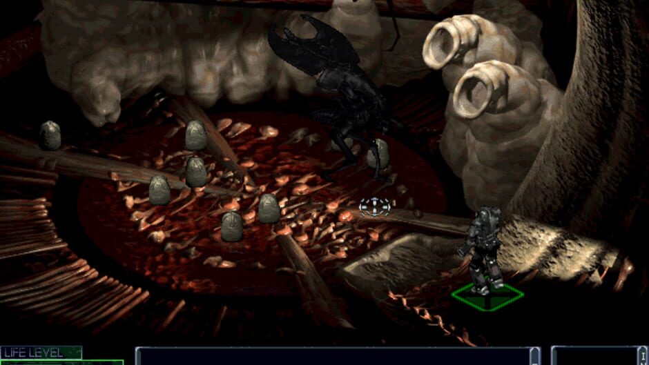 Screenshot for Aliens: A Comic Book Adventure